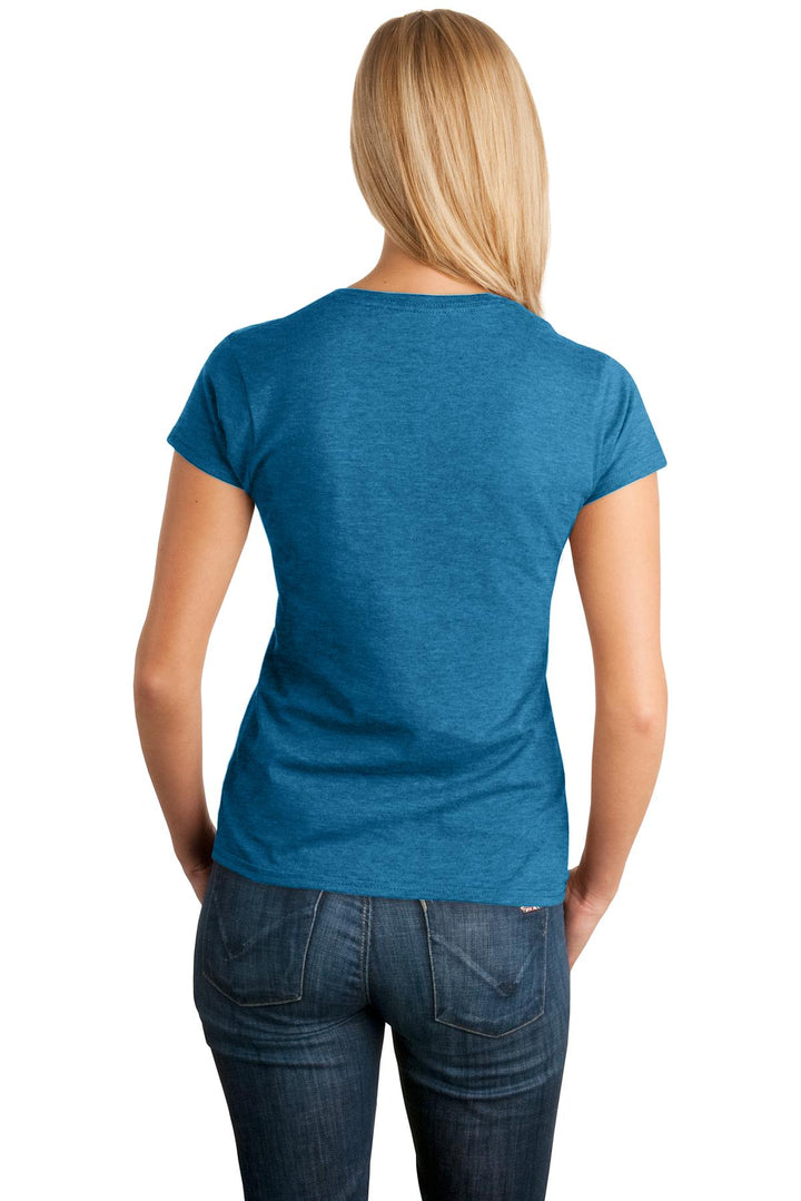 Antqu Sapphire Gildan Softstyle Women's T-Shirt. 64000L