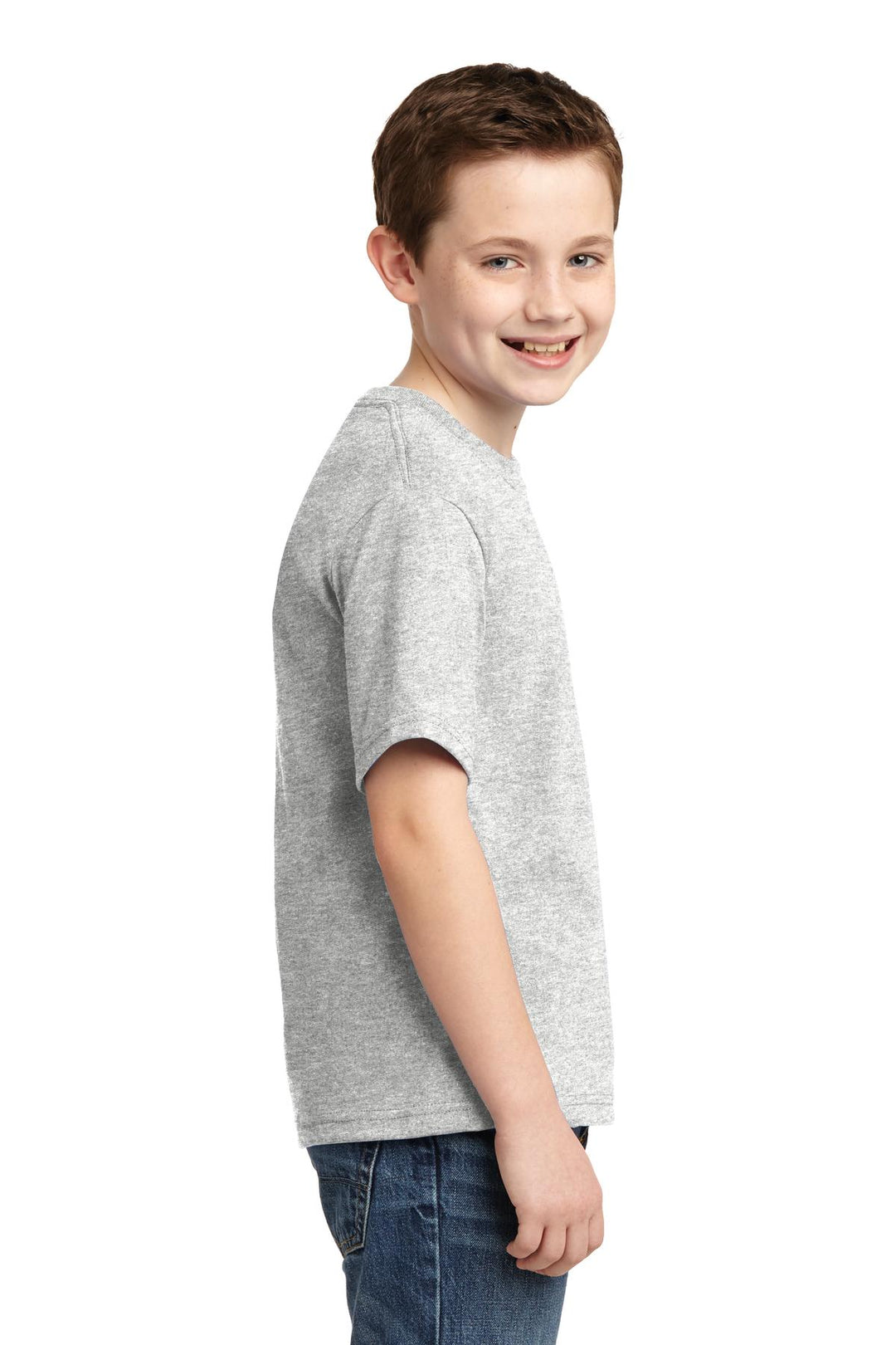 Ash Jerzees - Youth Dri-Power 50/50 Cotton/Poly T-Shirt. 29B