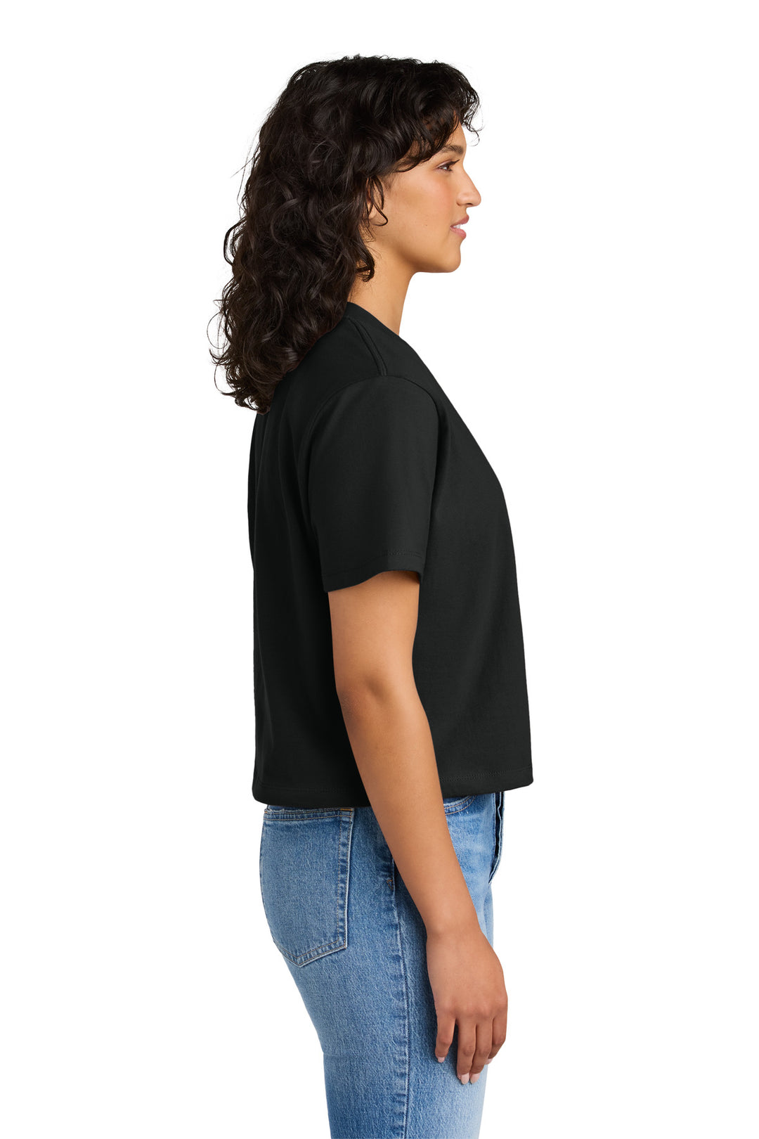 Black Next Level Apparel Women's Heavyweight Boxy Tee NL7610