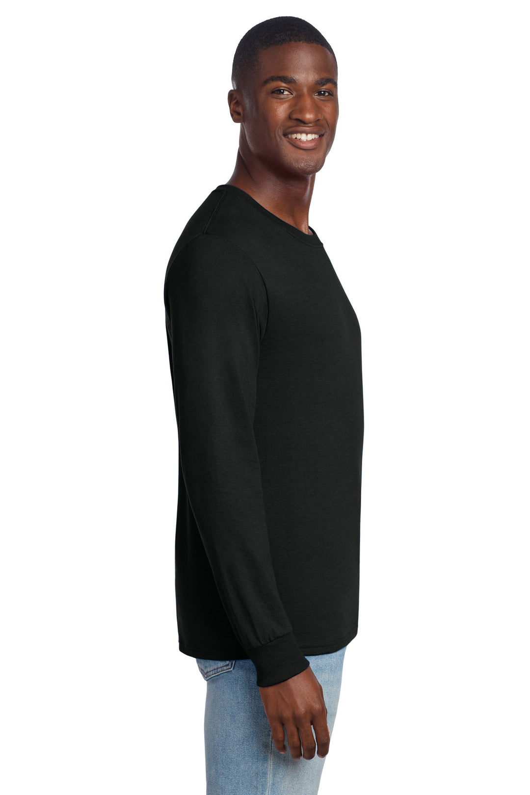 BlackInk Jerzees Premium Blend Ring Spun Long Sleeve T-Shirt 560LS