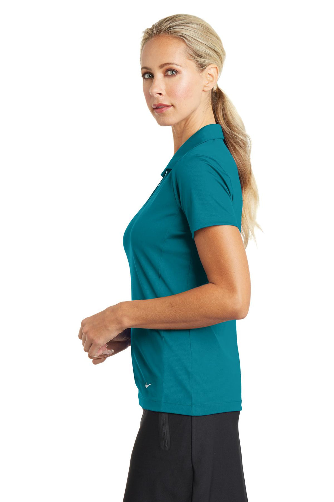 Blustery Nike Women's Dri-FIT Vertical Mesh Polo. 637165