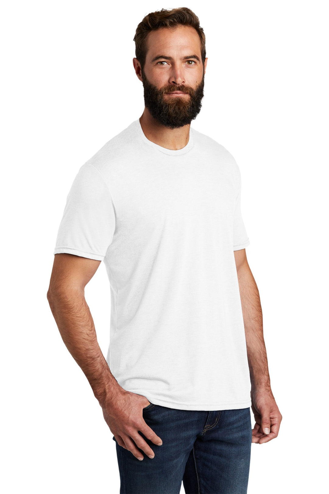 BrtWhite Allmade Unisex Tri-Blend Tee AL2004