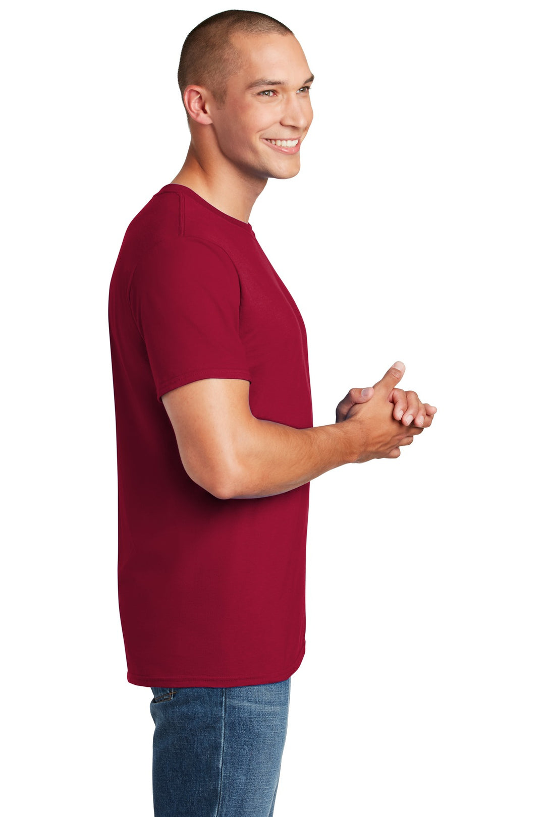 Cardinal Gildan Softstyle T-Shirt. 64000