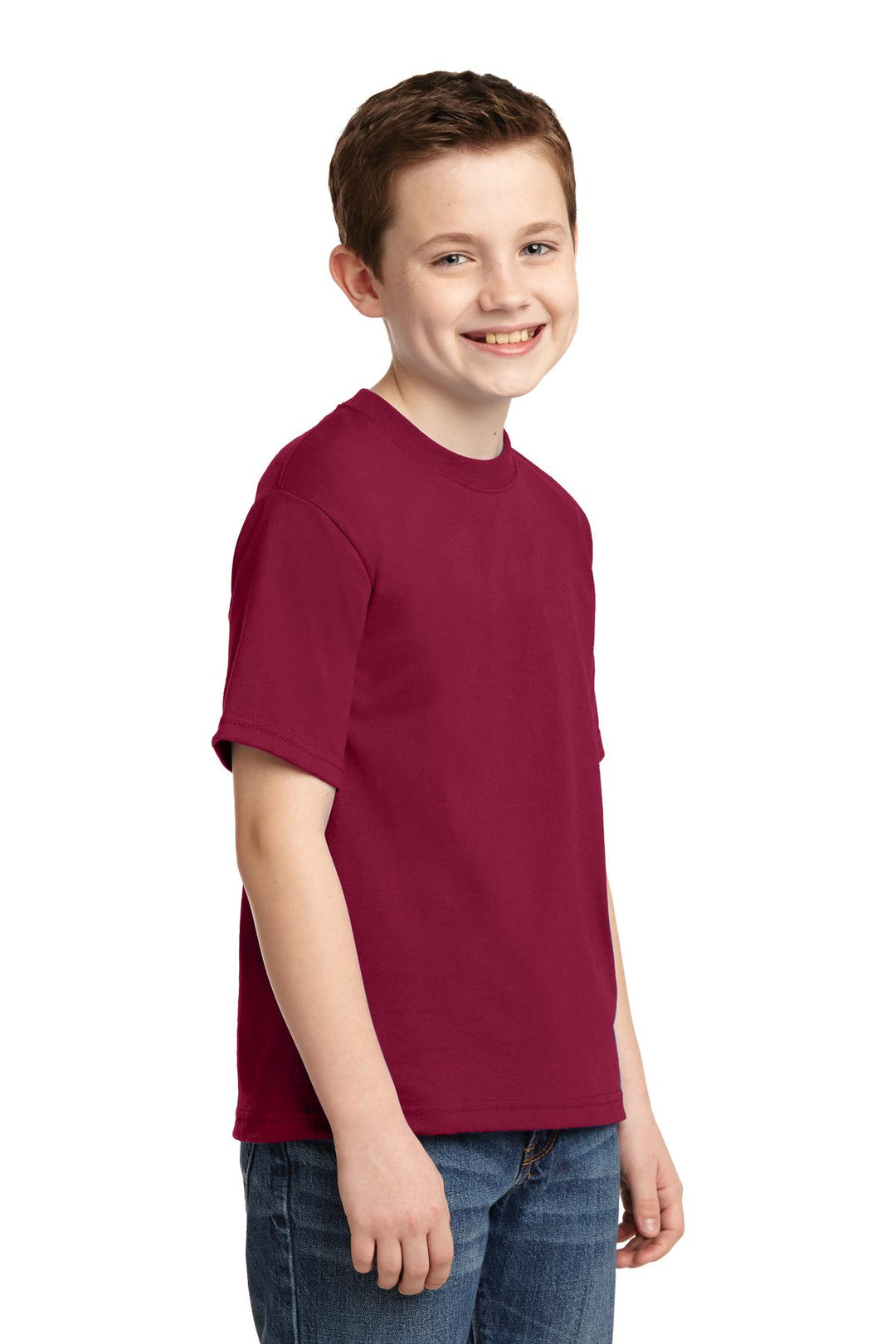 Cardinal Jerzees - Youth Dri-Power 50/50 Cotton/Poly T-Shirt. 29B