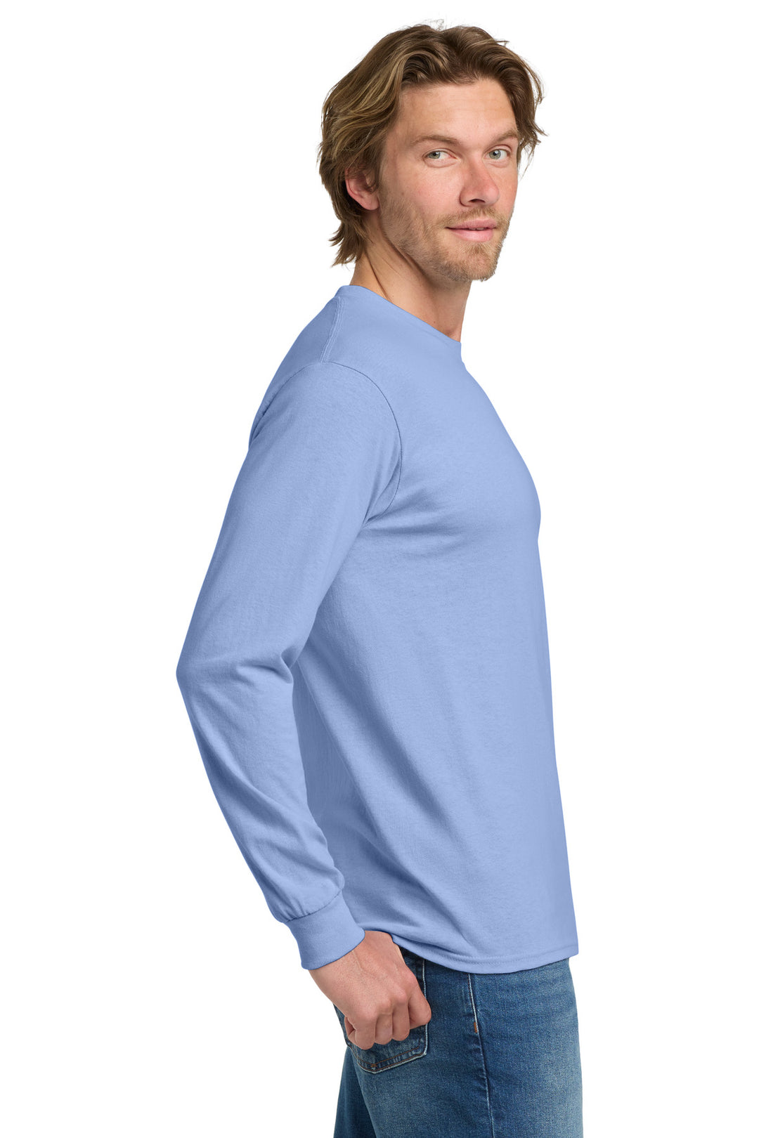 CarolinaBl Gildan - Heavy Cotton 100% Cotton Long Sleeve T-Shirt. 5400
