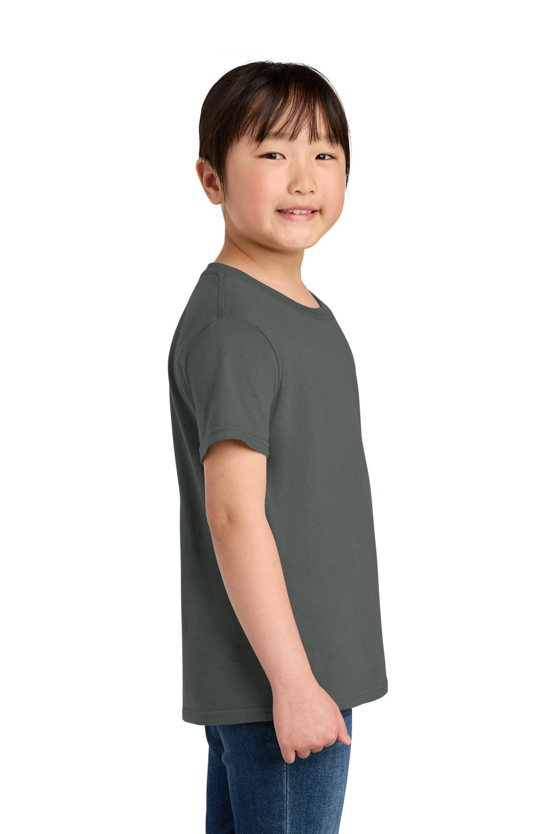 Charcoal Gildan Youth Softstyle T-Shirt 64000B