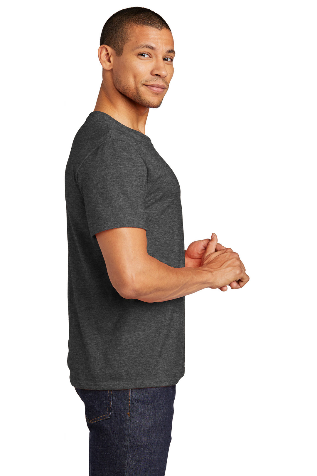 CharcoalHt Jerzees Premium Blend Ring Spun T-Shirt 560M