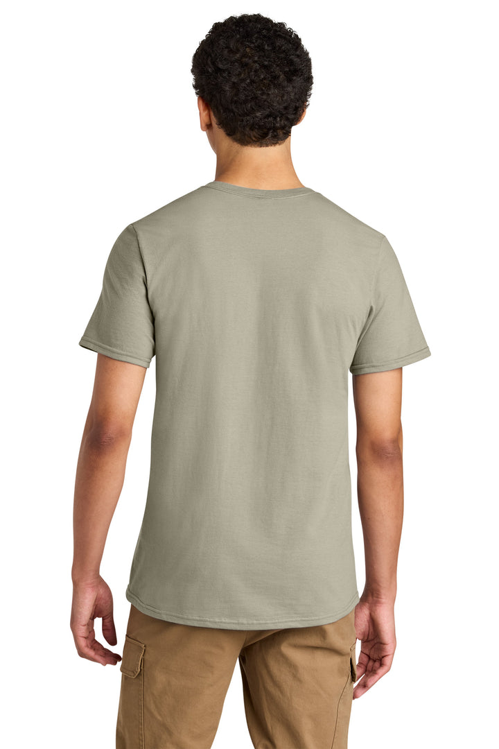 Clay Jerzees Unisex Premium Combed Ring Spun Cotton Tee 570M