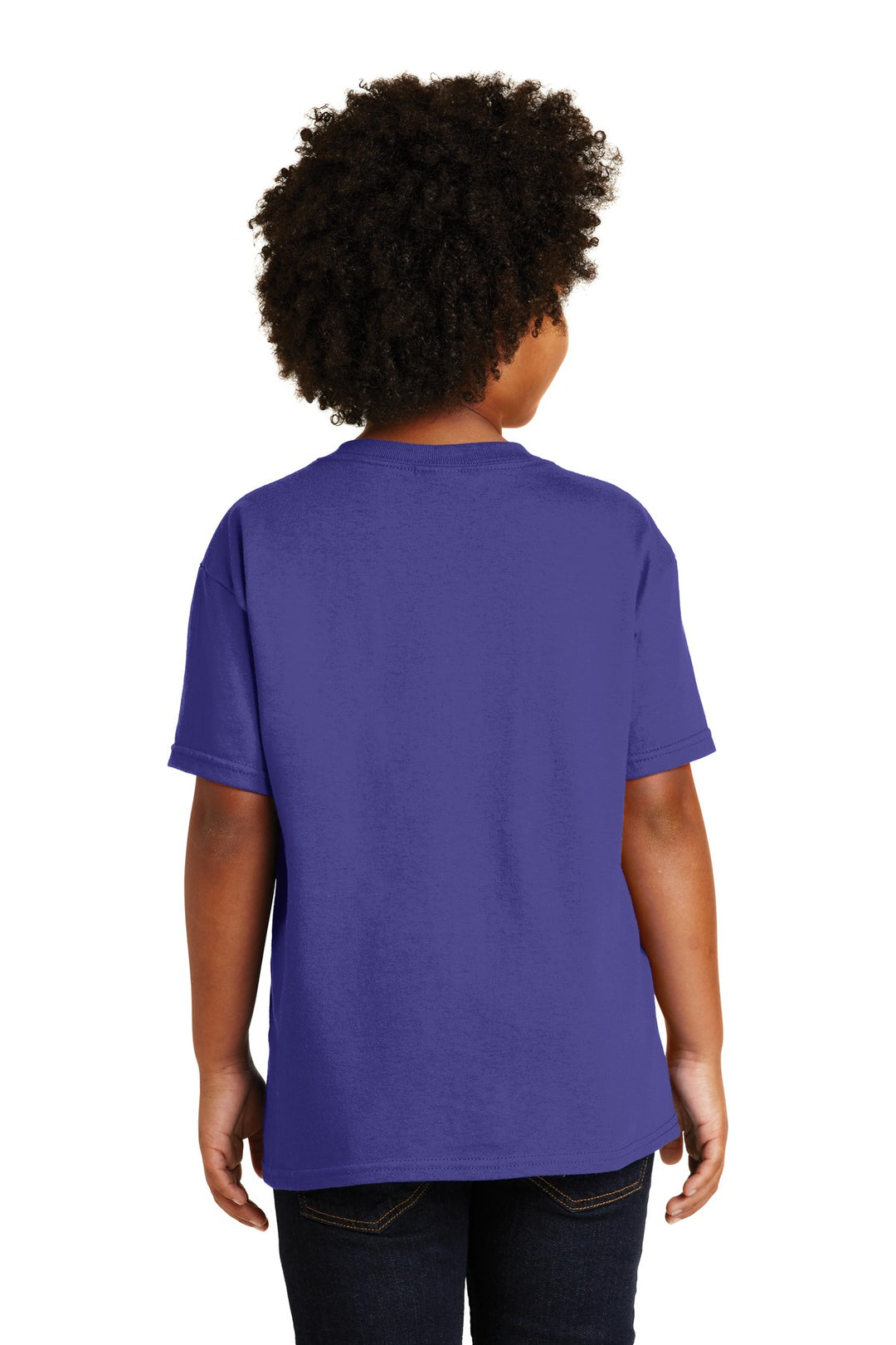 Cobalt Gildan - Youth Heavy Cotton 100% Cotton T-Shirt. 5000B