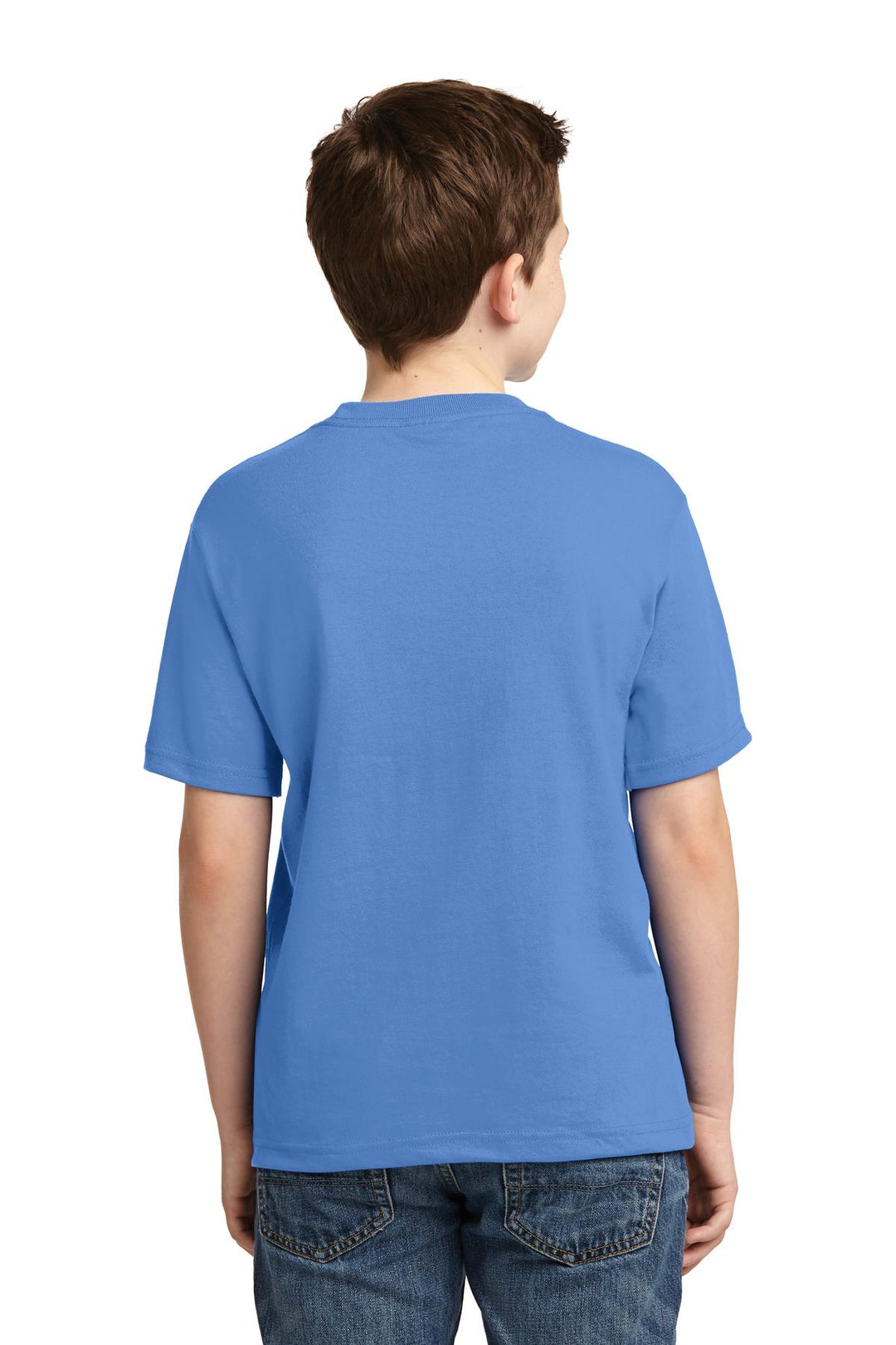 Columbia Blue Jerzees - Youth Dri-Power 50/50 Cotton/Poly T-Shirt. 29B