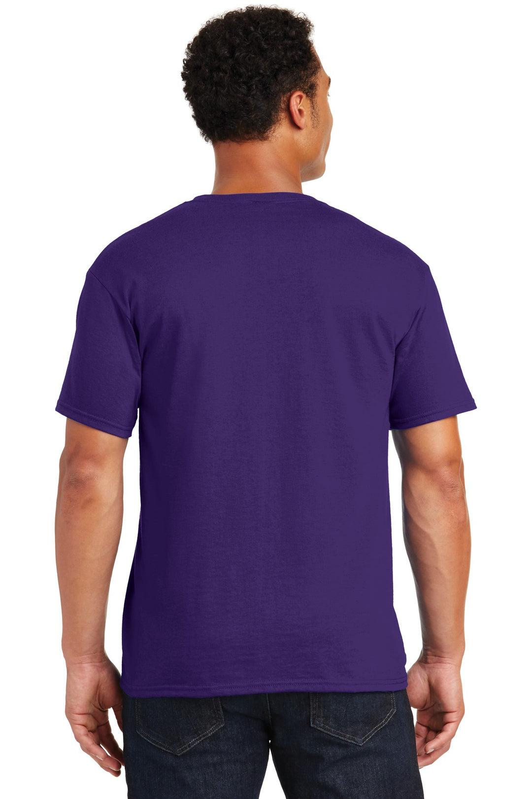 Deep Purple Jerzees - Dri-Power 50/50 Cotton/Poly T-Shirt. 29M