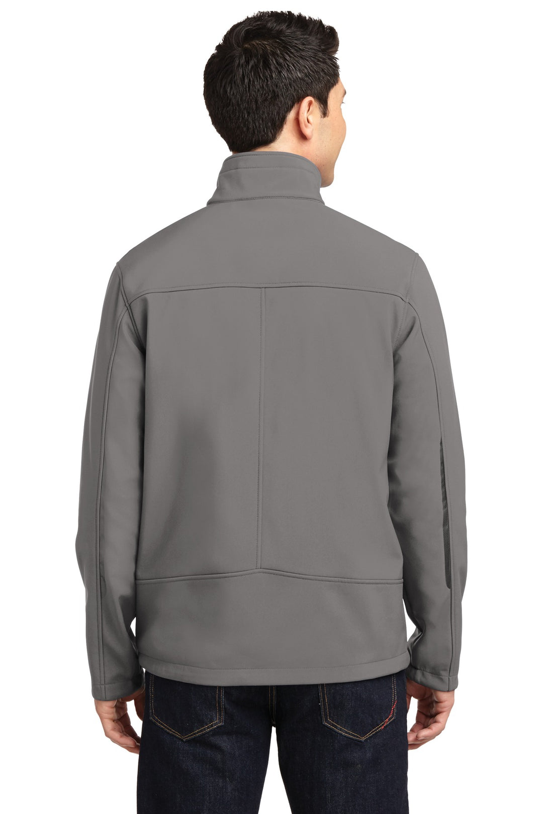 Deep Smoke Port Authority Welded Soft Shell Jacket. J324