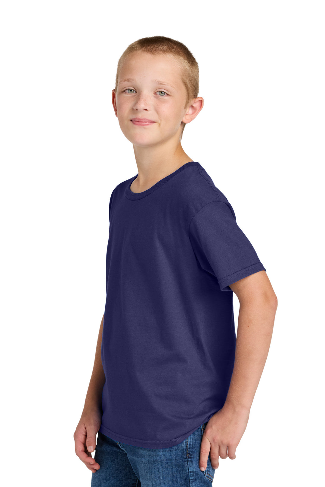 DeepPurple Jerzees Classics Youth Cotton T-Shirt 363Y