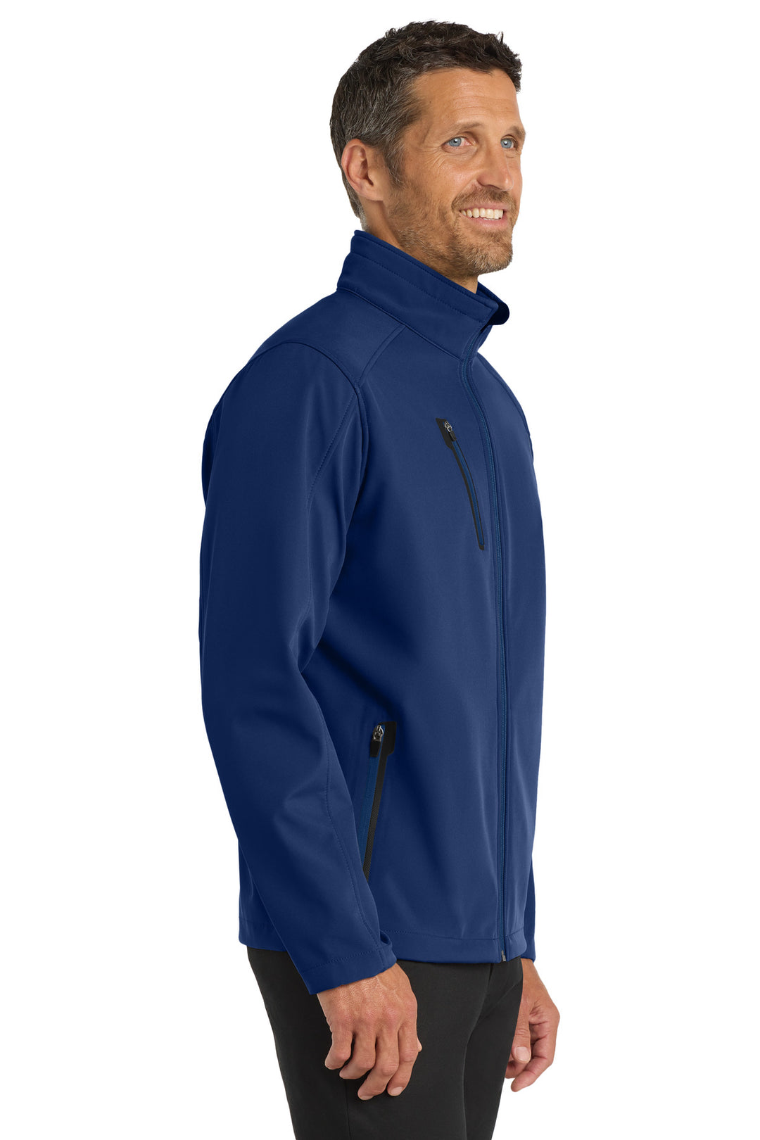 Estate Blue Port Authority Welded Soft Shell Jacket. J324
