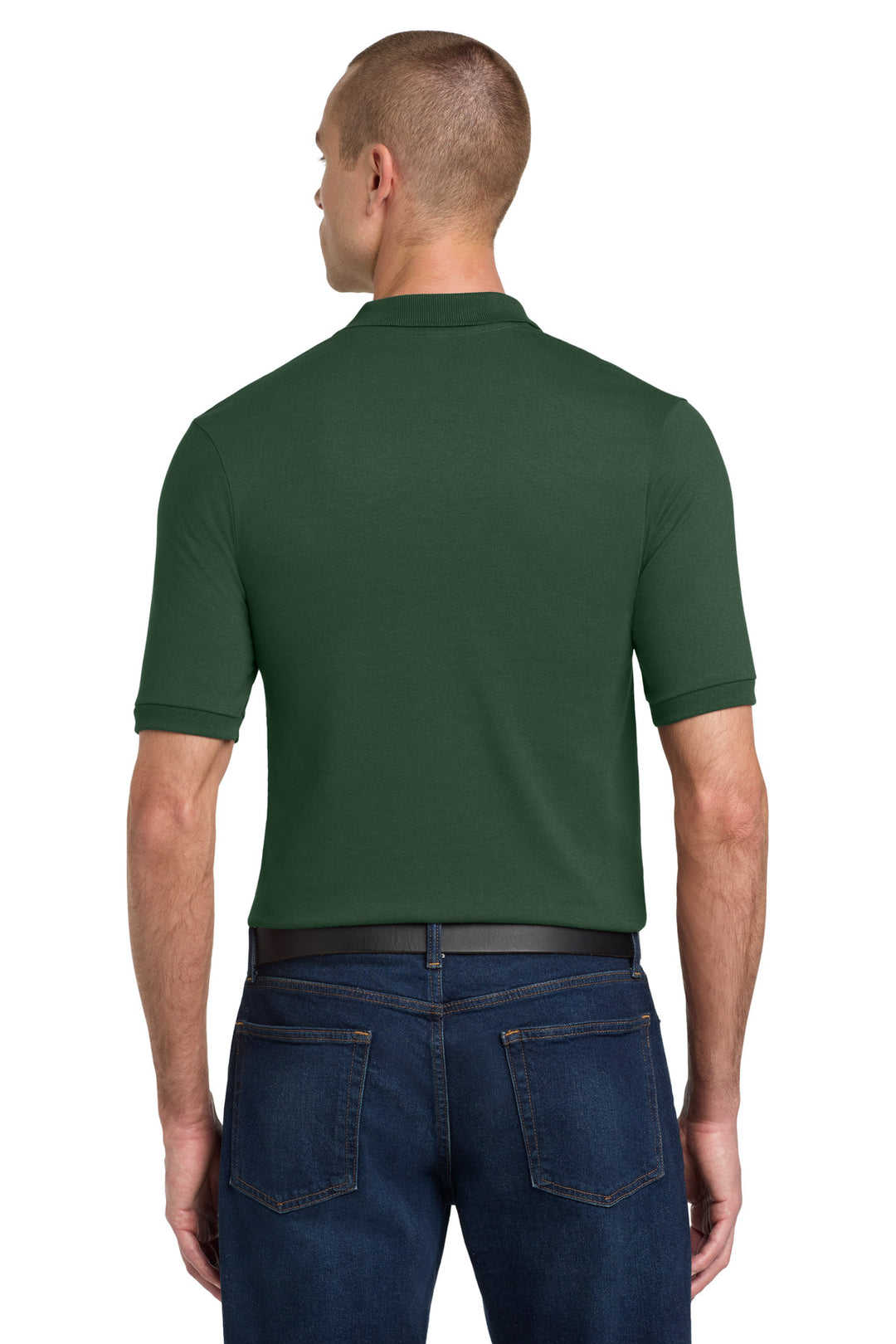 Forest Green Jerzees Dri-Power Sport Shirt. 437M