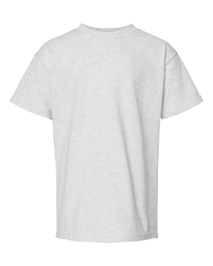 Front View of Ash Essential-T Youth T-Shirt - 5480