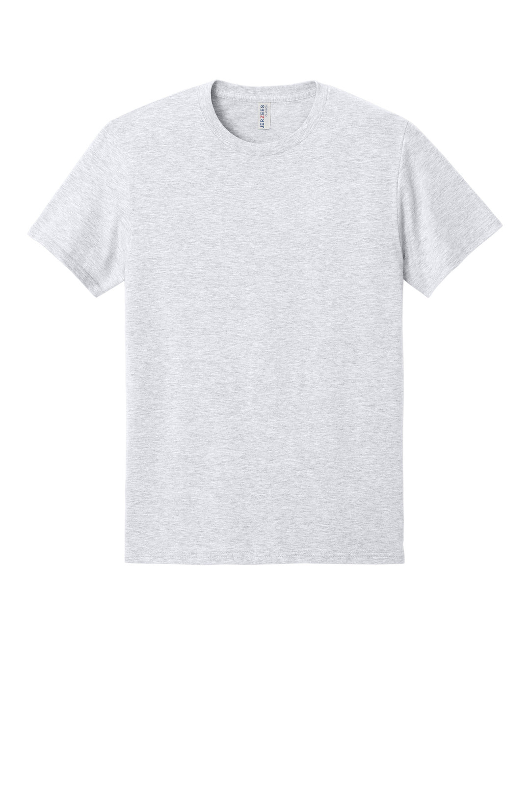 Front View of Ash Jerzees Classics Unisex Cotton T-Shirt 363M