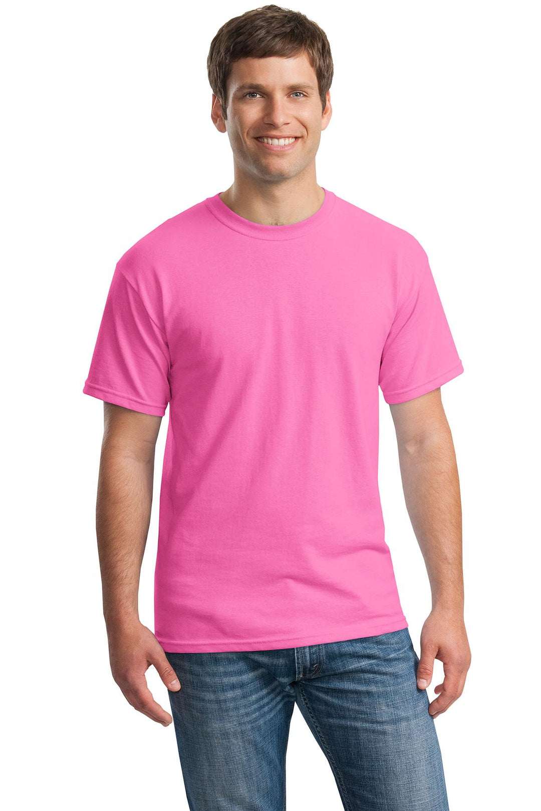 Front View of Azalea Gildan - Heavy Cotton 100% Cotton T-Shirt. 5000
