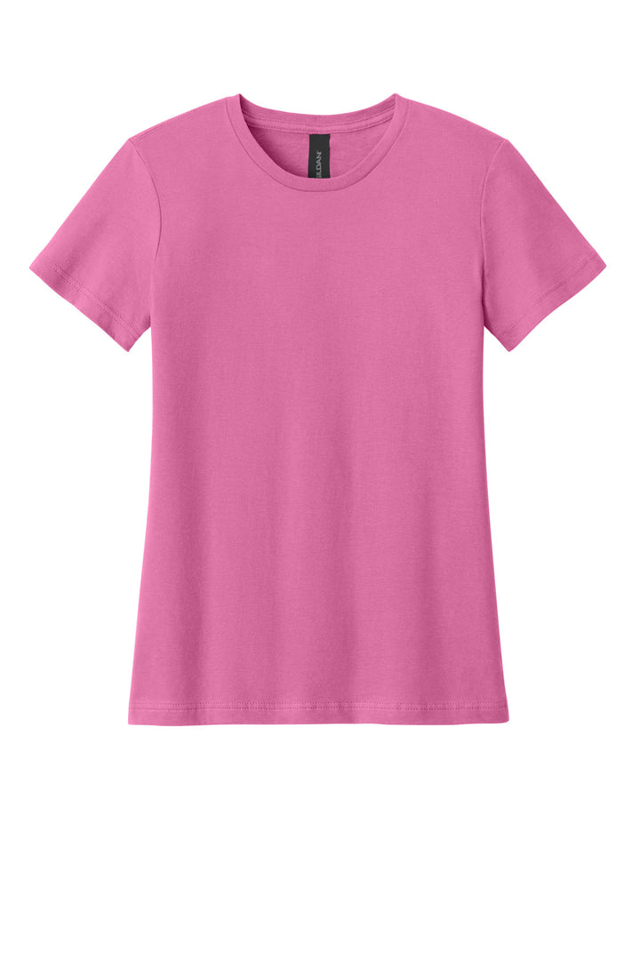 Front View of Azalea Gildan Softstyle Women's T-Shirt. 64000L