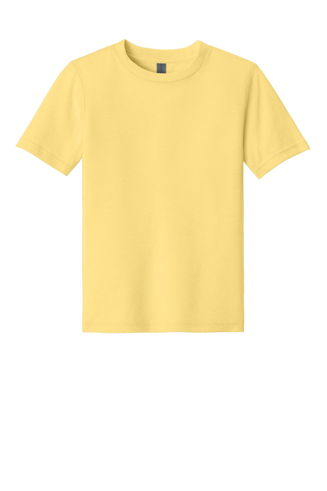 Front View of BananaCrm Next Level Apparel Youth CVC Tee NL3312