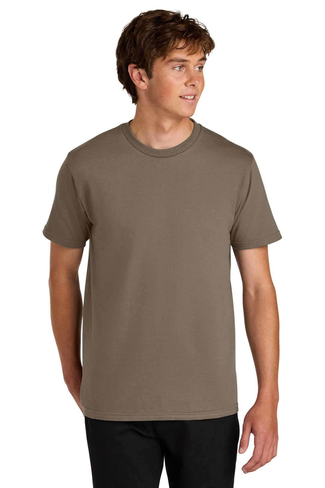 Front View of BrnSavana Gildan Softstyle Midweight Tee 65000