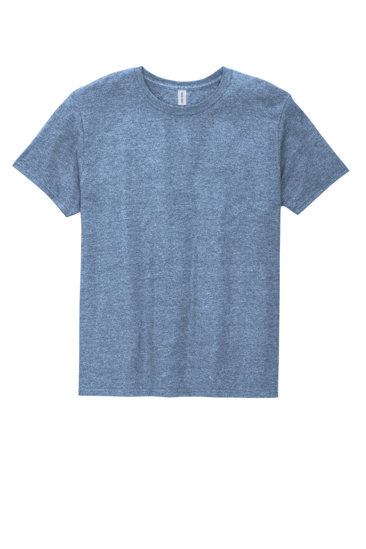Front View of CarolnaHtr Jerzees Premium Blend Ring Spun T-Shirt 560M