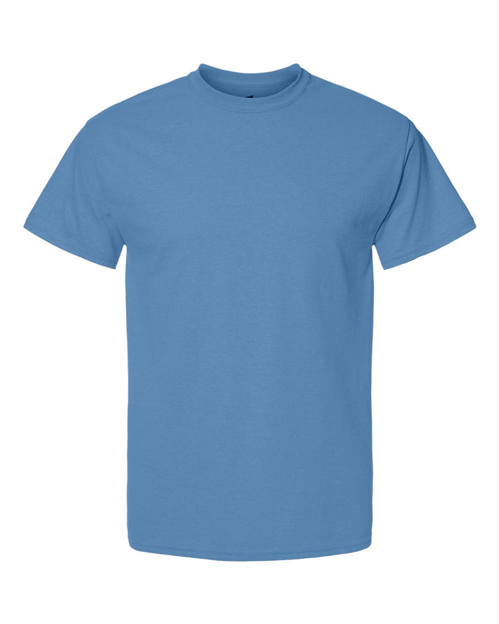 Front View of Denim Blue Essential-T T-Shirt - 5280