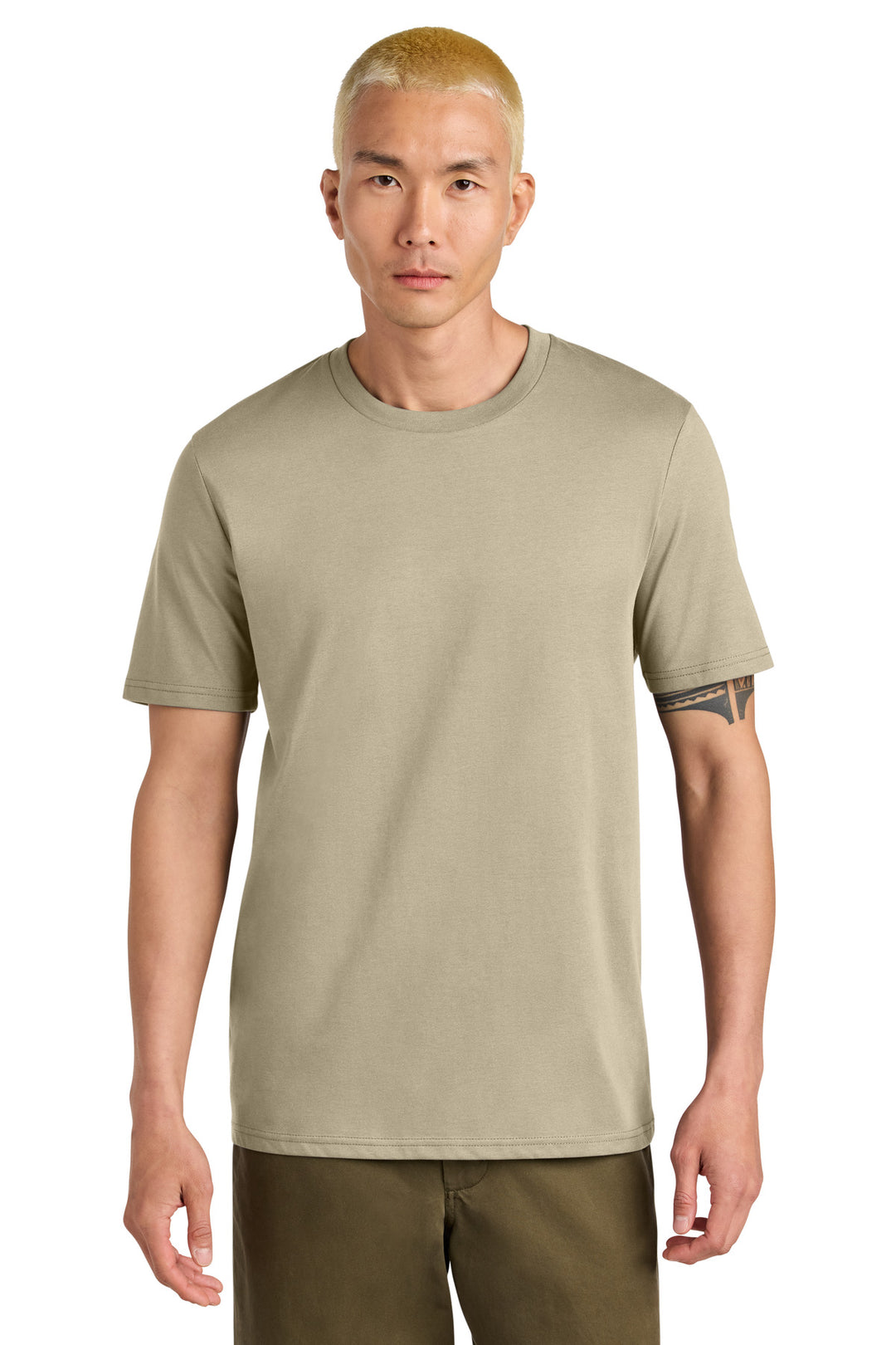 Front View of DesertDust Stanley/Stella Unisex Creator 2.0 Tee SXU001
