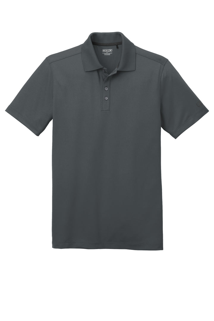 Front View of Diesel Grey OGIO Metro Polo. OG130
