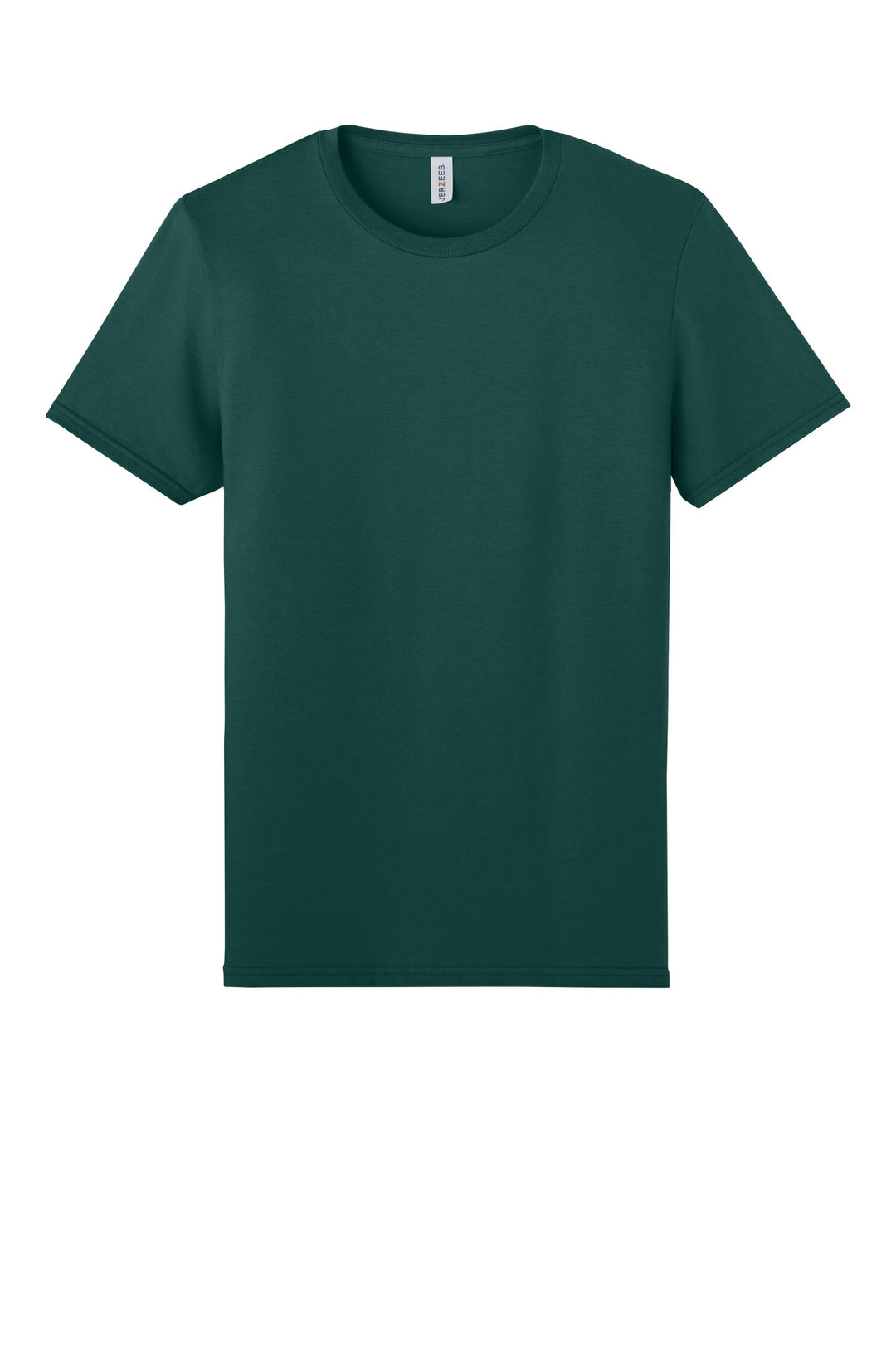 Front View of DpEmerald Jerzees Unisex Premium Combed Ring Spun Cotton Tee 570M