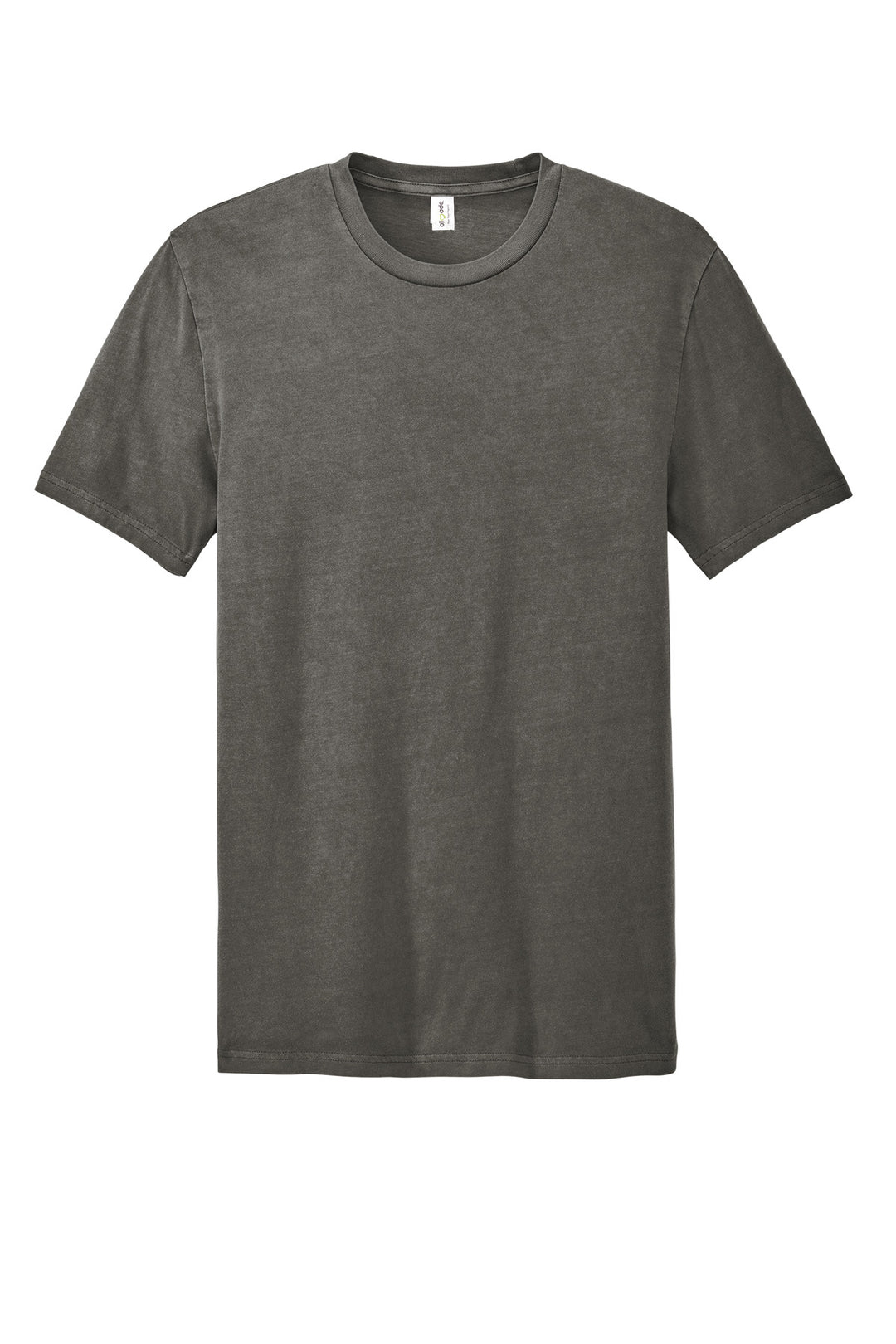 Front View of DrftwdGrey Allmade Unisex Mineral Dye Organic Cotton Tee AL2400