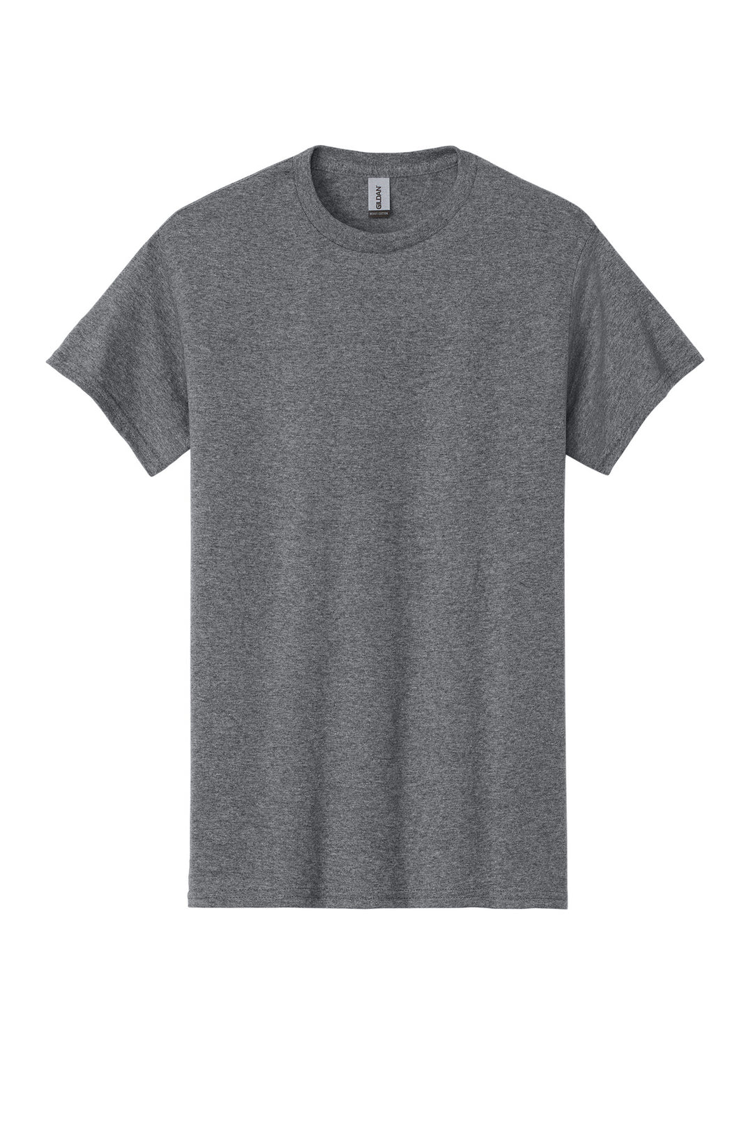 Front View of GphHeather Gildan - Heavy Cotton 100% Cotton T-Shirt. 5000