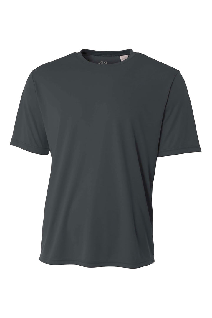 Front View of Graphite A4 Sprint Performance Tee A4N3402
