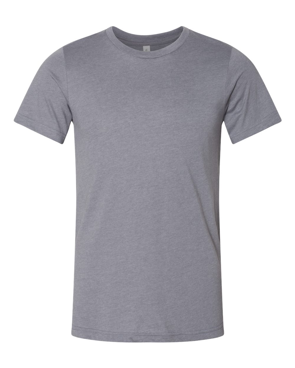 Front View of Heather Storm CVC Jersey Tee - 3001CVC