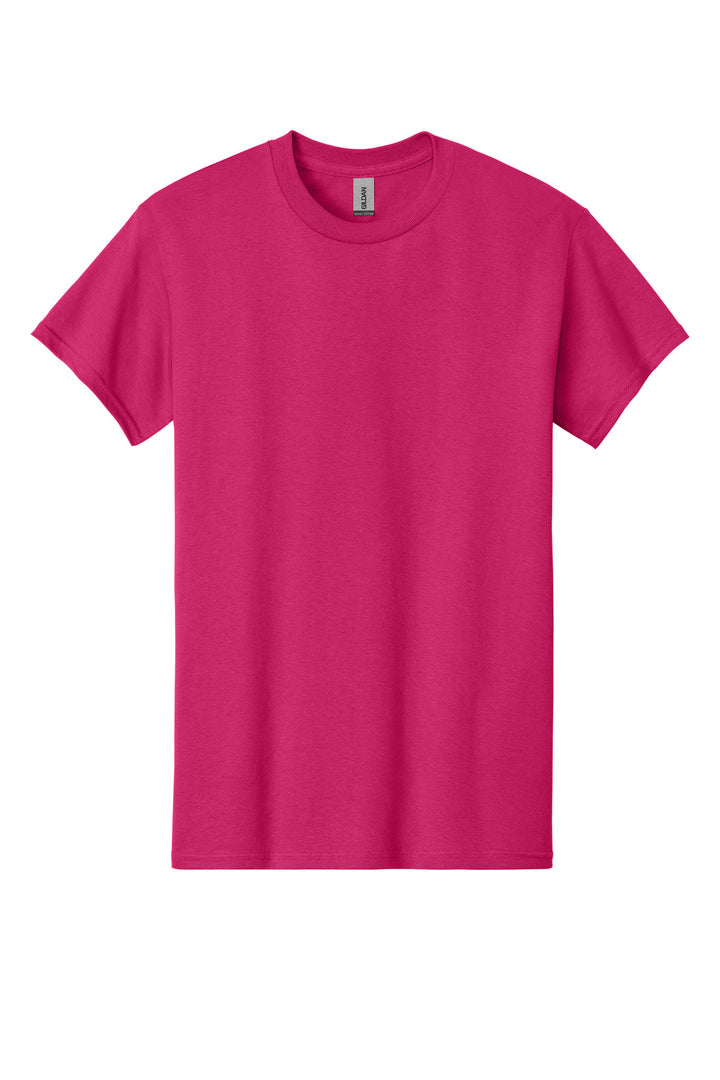 Front View of Heliconia Gildan - Heavy Cotton 100% Cotton T-Shirt. 5000