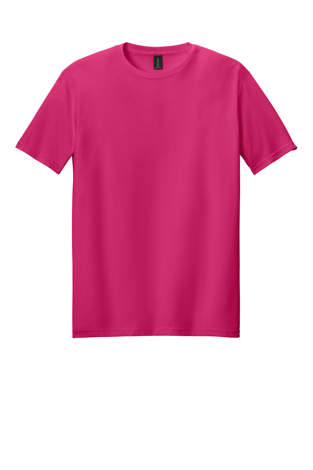 Front View of Heliconia Gildan Softstyle T-Shirt. 64000