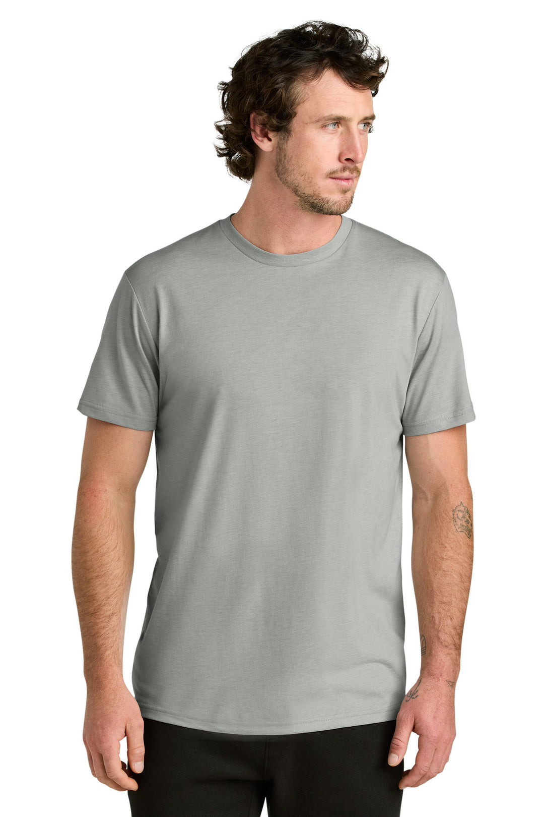 Front View of HiRiseGryH LIMITED EDITION tentree TreeBlend Classic T-Shirt TTCM4879
