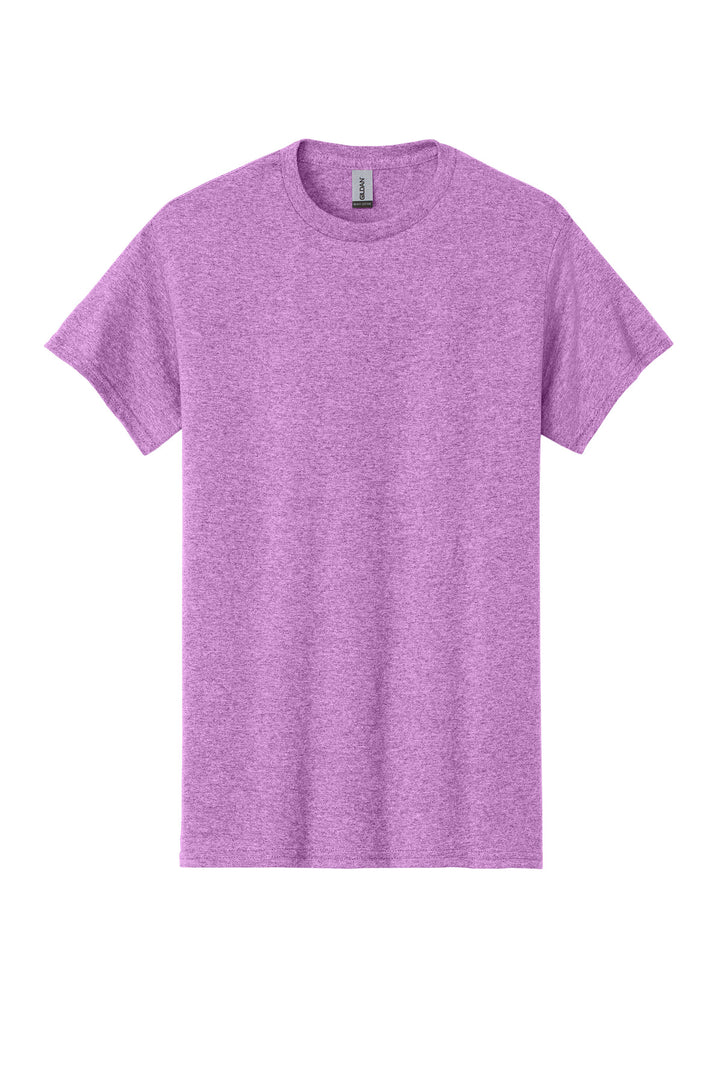 Front View of HtrRadOrcd Gildan - Heavy Cotton 100% Cotton T-Shirt. 5000