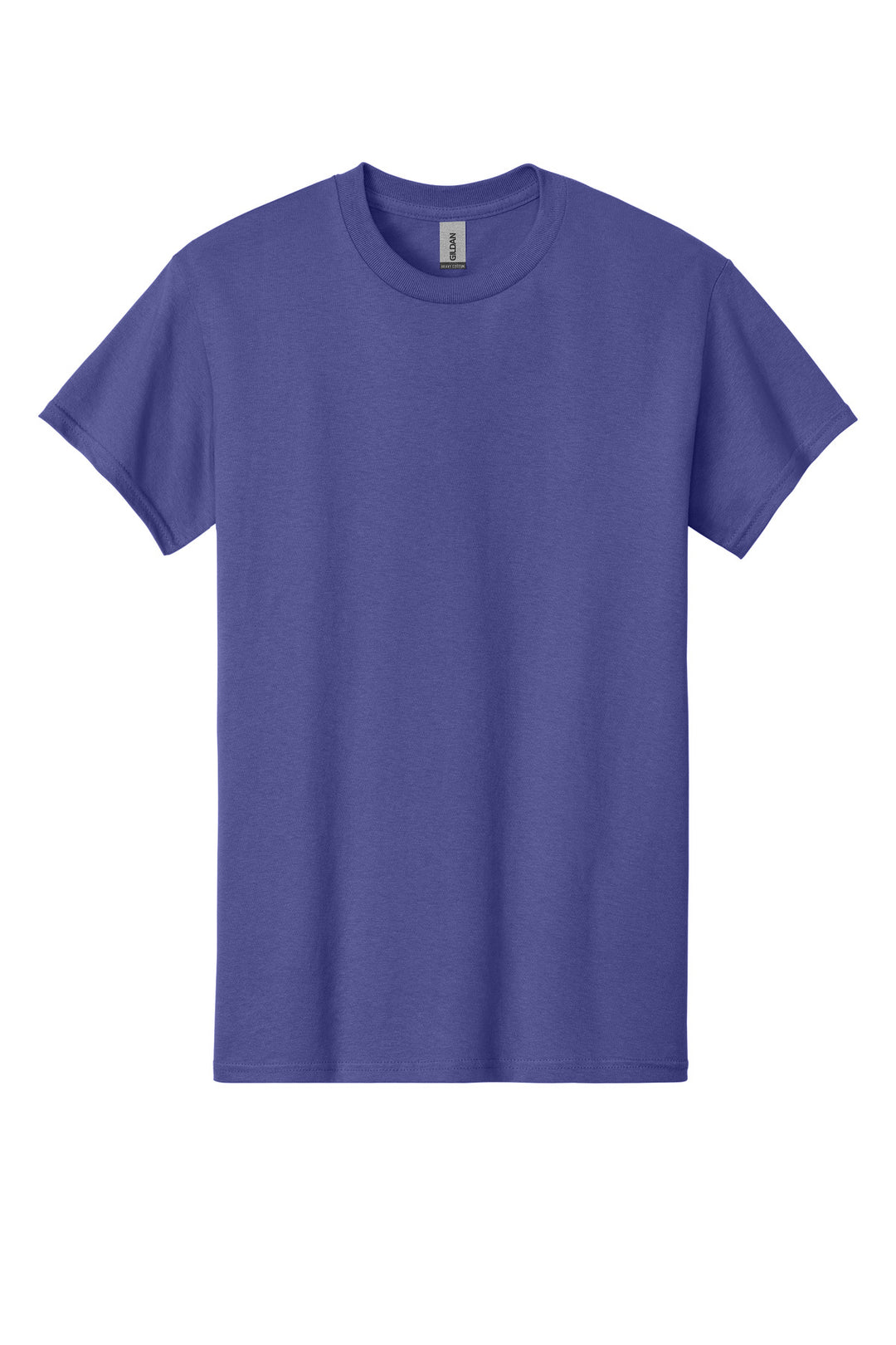 Front View of Lilac Gildan - Heavy Cotton 100% Cotton T-Shirt. 5000