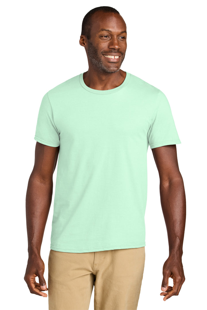 Front View of MintToBe Jerzees Classics Unisex Cotton T-Shirt 363M