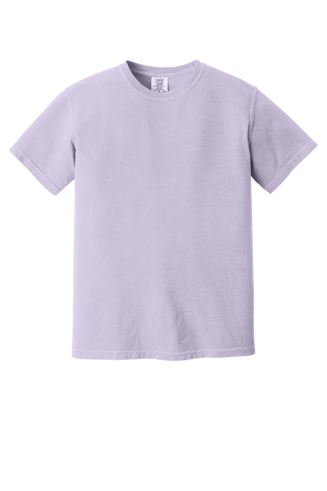 Front View of Orchid COMFORT COLORS Heavyweight Ring Spun Tee. 1717