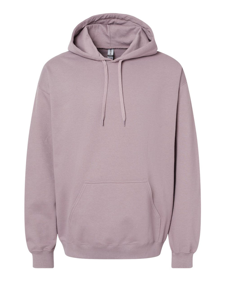 Front View of Paragon Softstyle® Midweight Hooded Sweatshirt - SF500