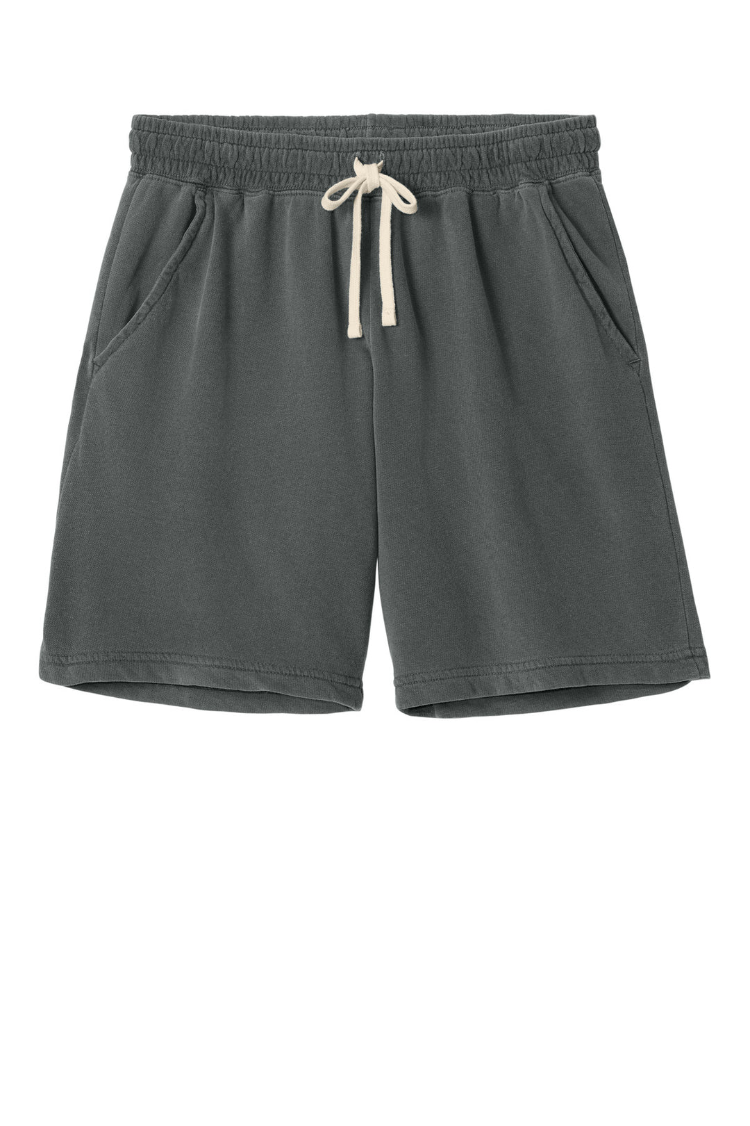 Front View of Pepper Comfort Colors Lightweight Sweatshort 1468