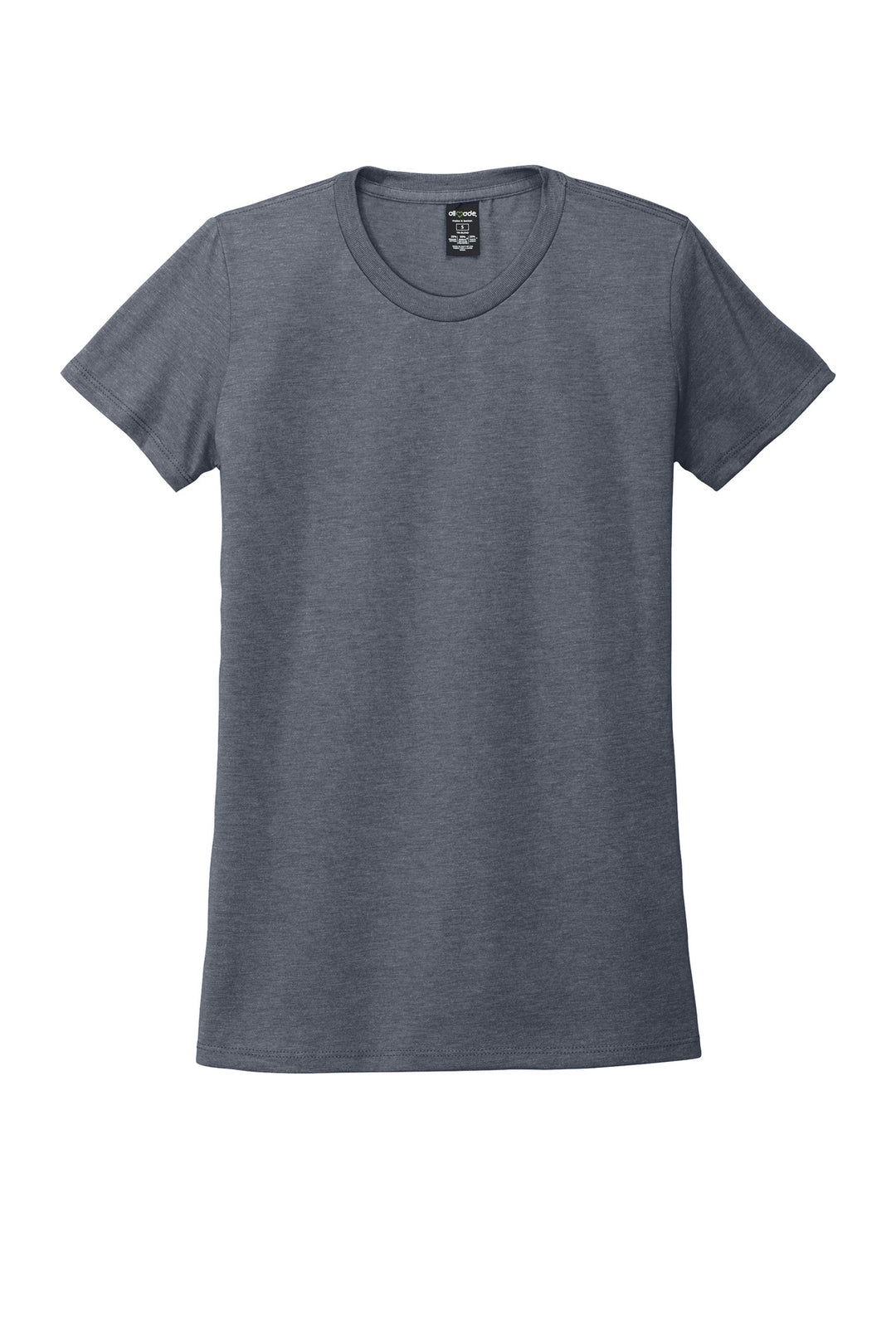 Front View of Rebel Blue Allmade Women's Tri-Blend Tee AL2008