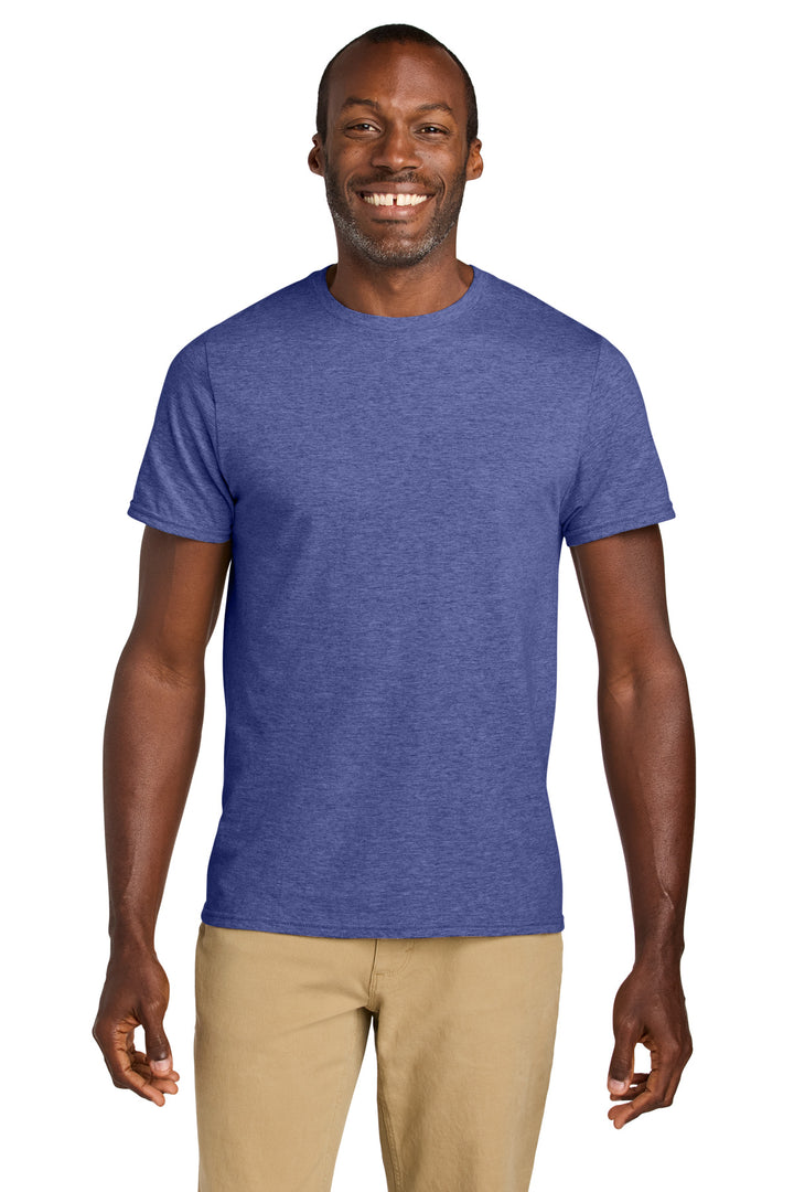 Front View of RetHtPrpl Jerzees Classics Unisex Cotton T-Shirt 363M