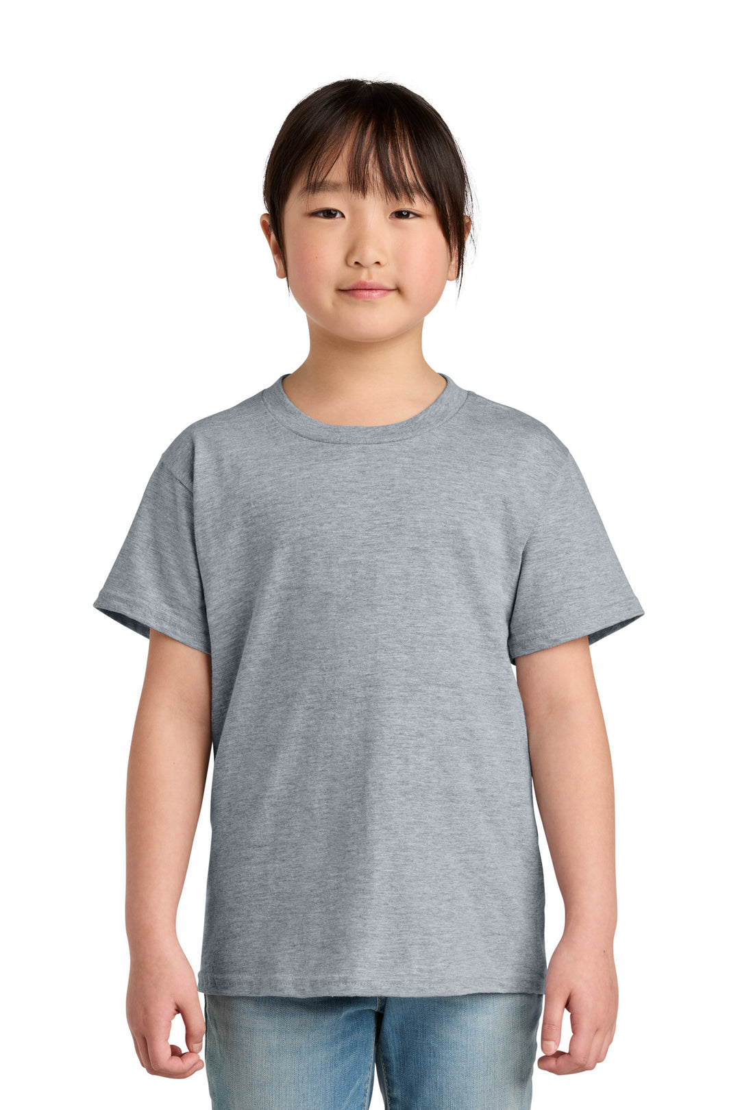 Front View of RngSpunSpG Gildan Youth Softstyle Midweight Tee 65000B