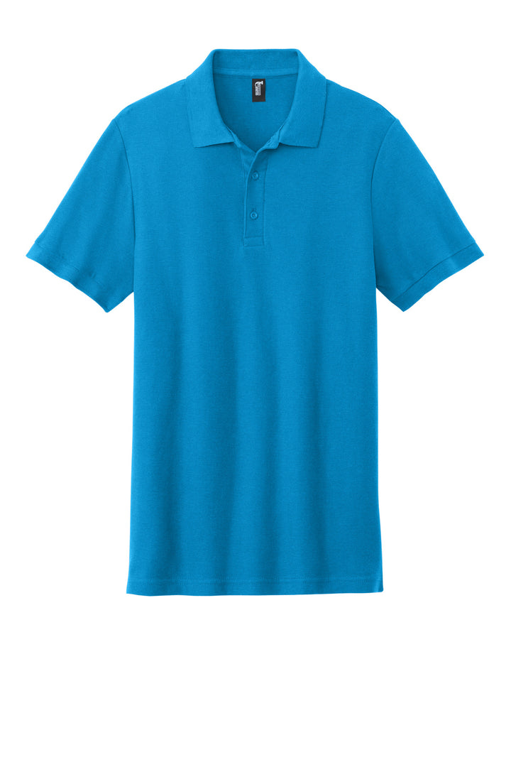 Front View of Sapphire Gildan Hammer Pique Polo 85800