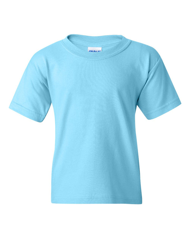 Front View of Sky Heavy Cotton™ Youth T-Shirt - 5000B