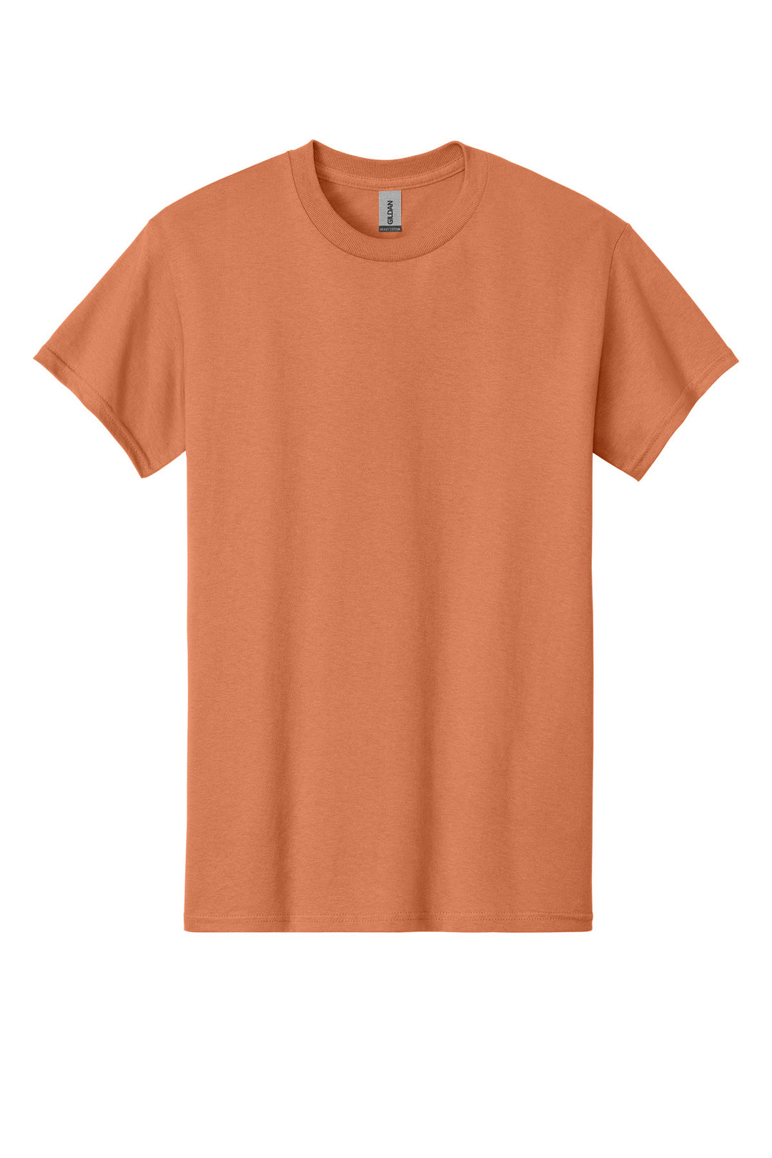 Front View of Sunset Gildan - Heavy Cotton 100% Cotton T-Shirt. 5000