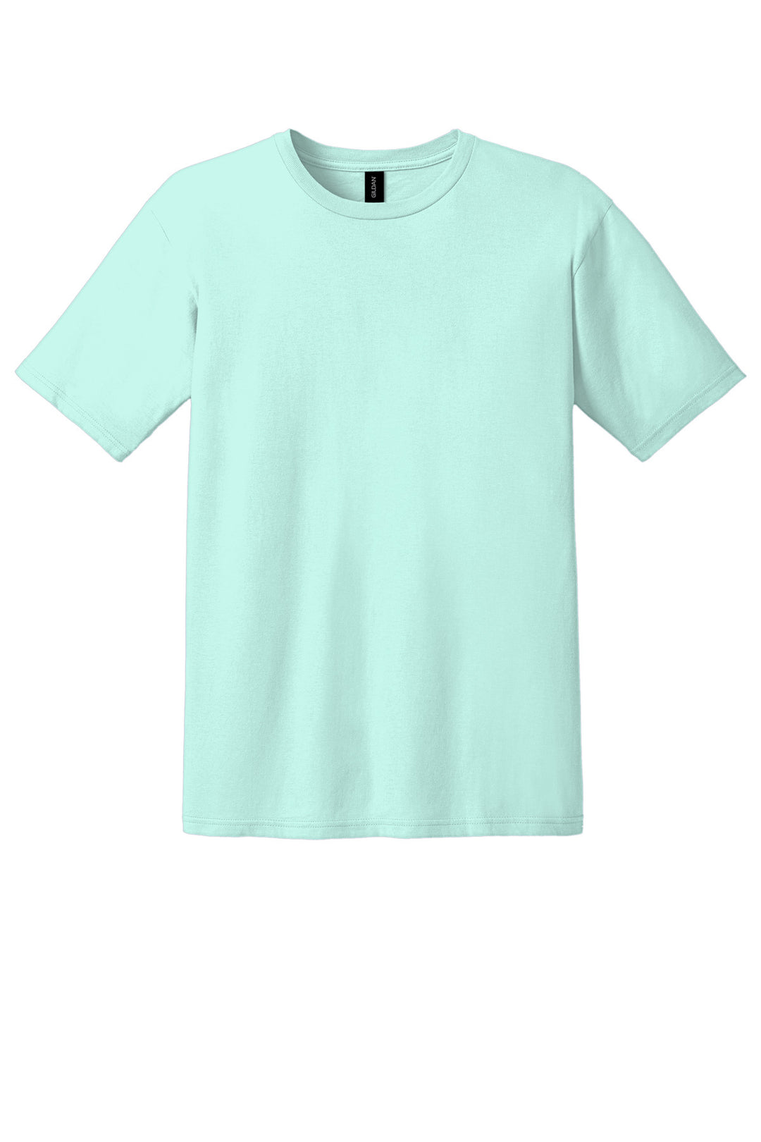 Front View of TealIce Gildan 100% Ring Spun Cotton T-Shirt. 980